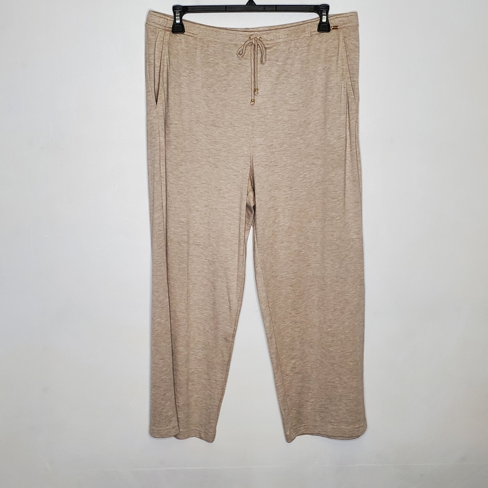 ST. JOHN Light Tan Casual Lounge Pants XL EUC